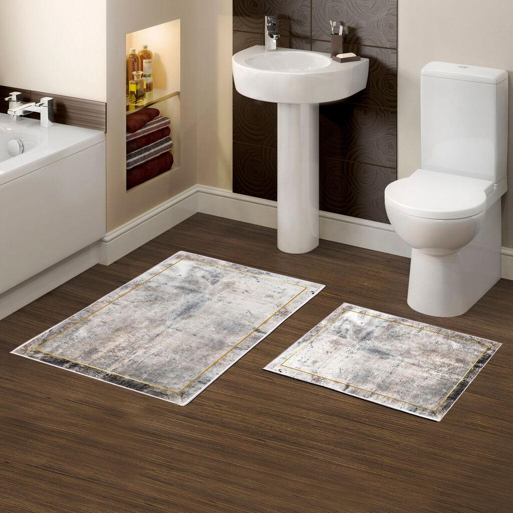 L'essentiel Maison Set 2 prostirke Kamen, Sive