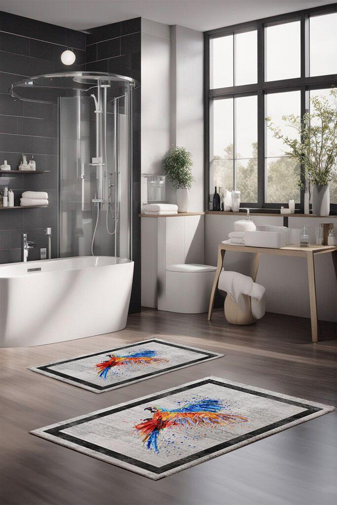 L'essentiel Maison Set prostirki za kupatilo CT-5364, 2 Komada, Šarena