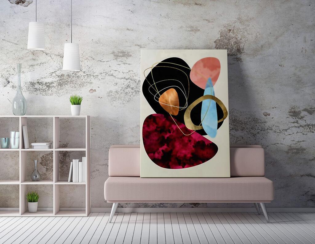 Wallity Slika na platnu 70x100cm