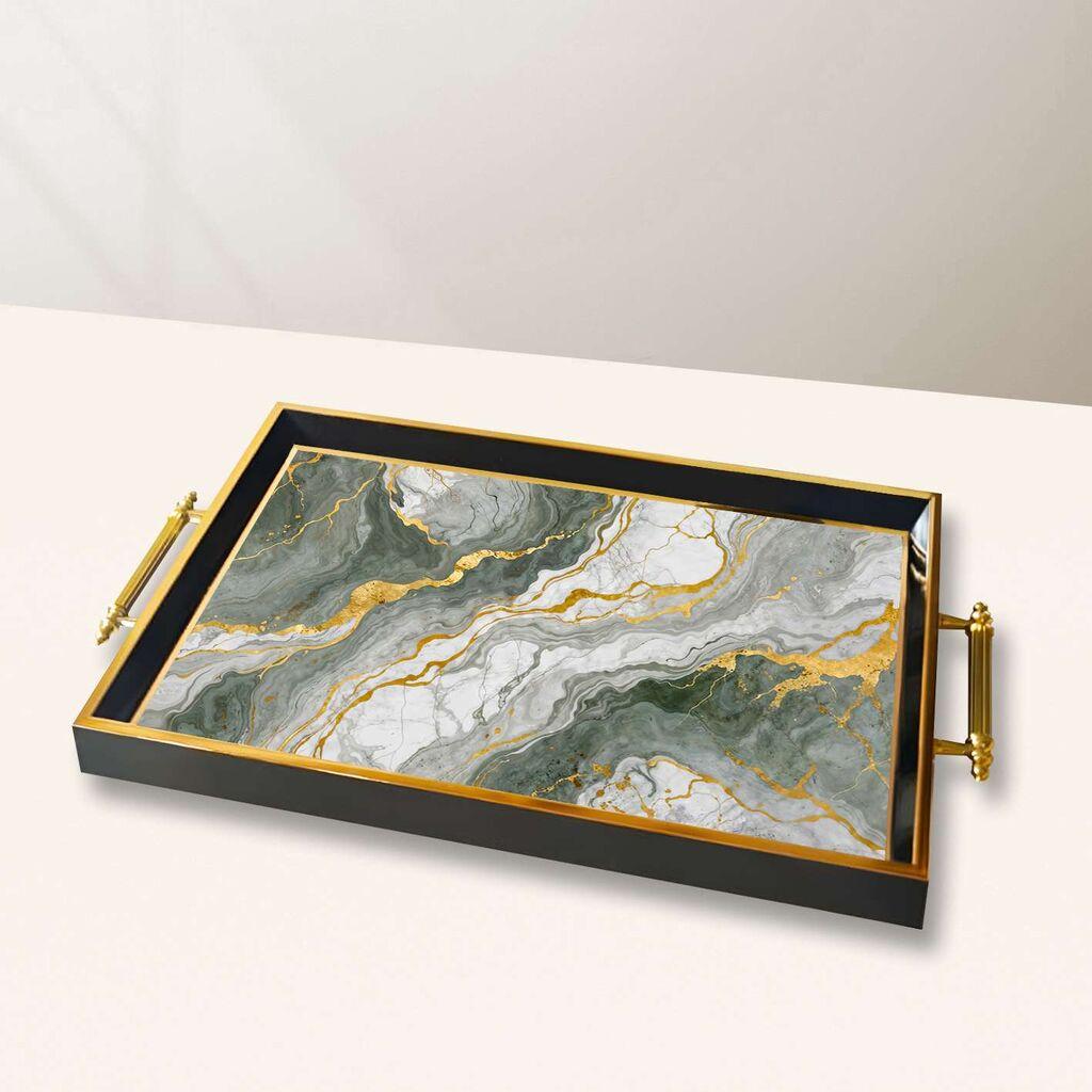 Aberto Design Poslužavnik TPA10015 50 x 29 x 3.5 cm, Šareni