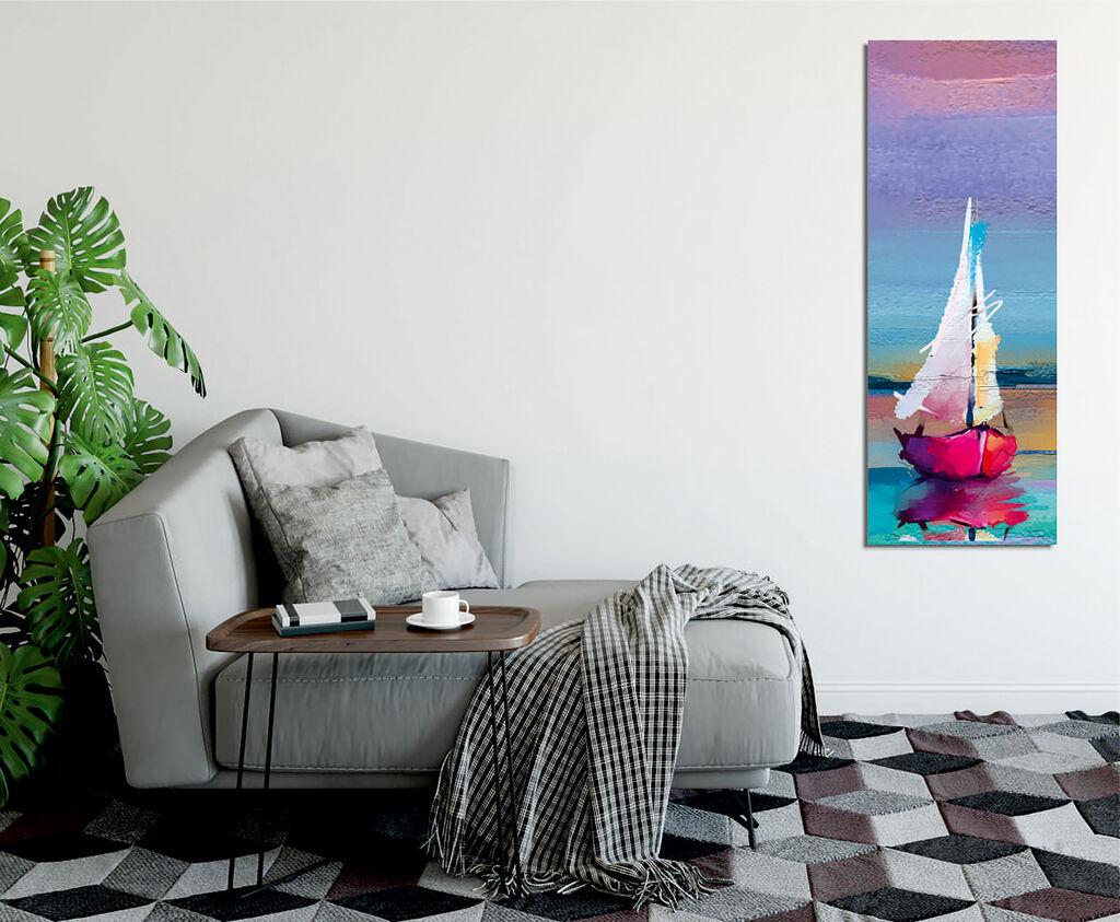 Wallity Slika na platnu 30x80cm