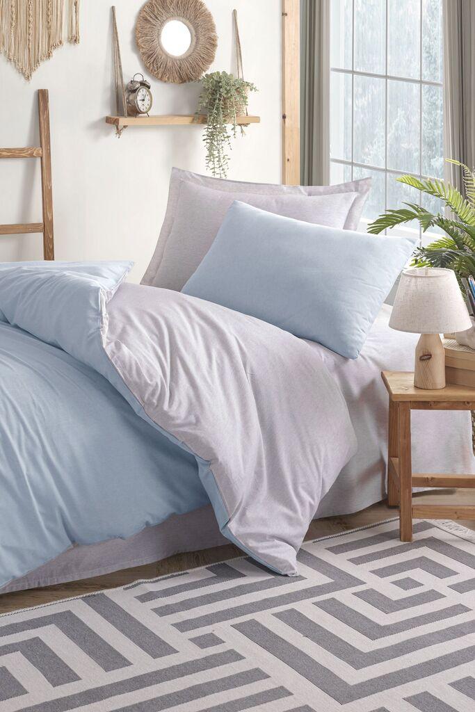 L'essentiel Maison Set posteljina Solid, 160x240 cm, Svetloplavi