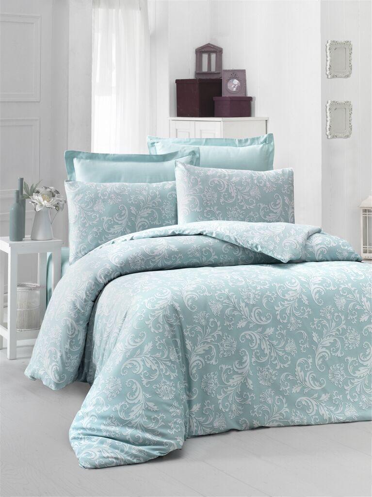 L'essentiel Maison Komplet posteljina Verano, 200x220 cm, Menta-Bela