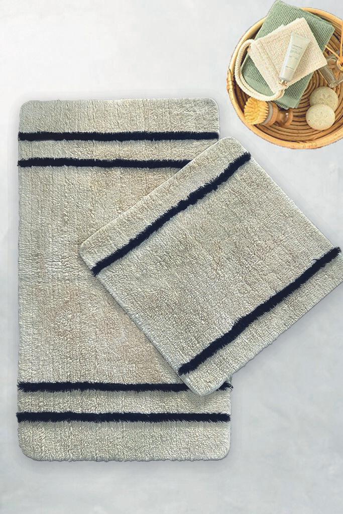 L'essentiel Maison Set 2 prostirke za kupatilo Krem