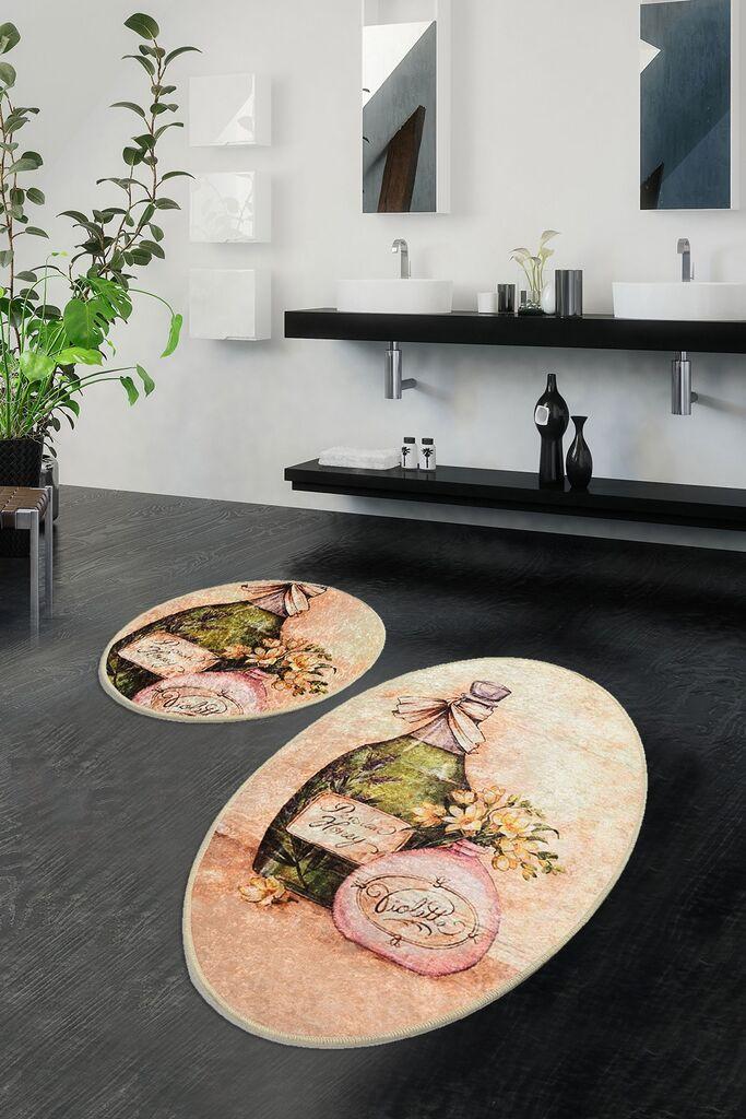 L'essentiel Maison Set 2 prostirke za kupatilo Šareni