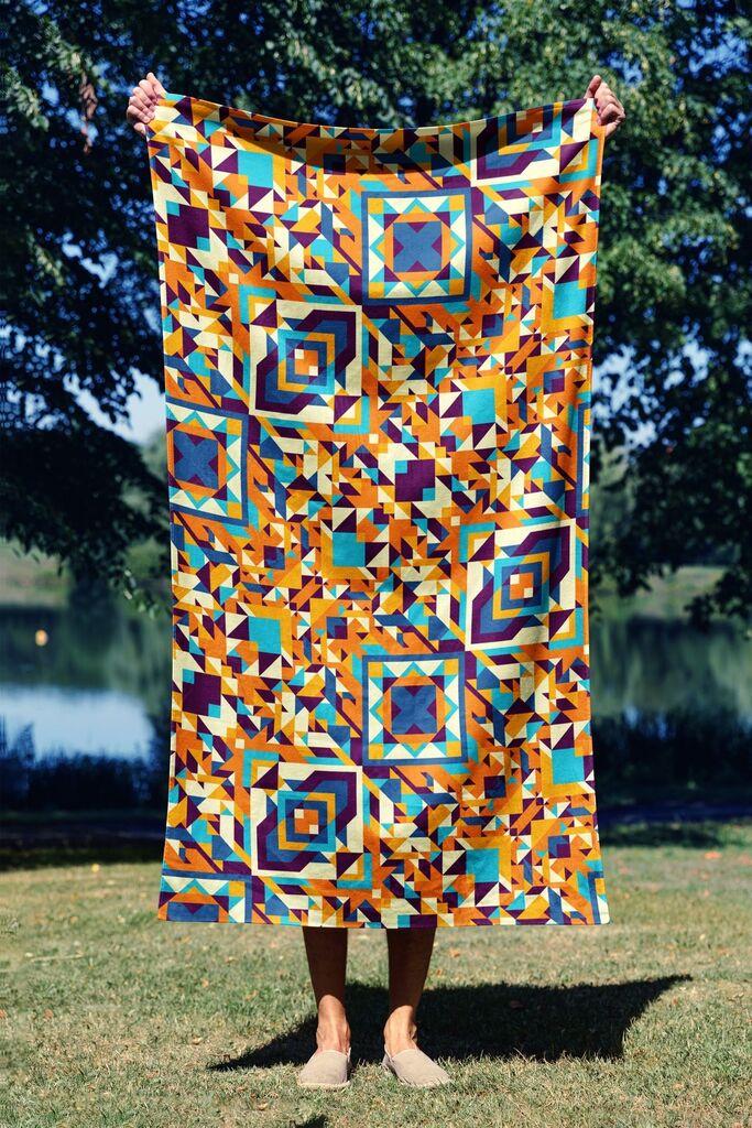 L'essentiel Maison Peškir za plažu 70x130cm Šareni