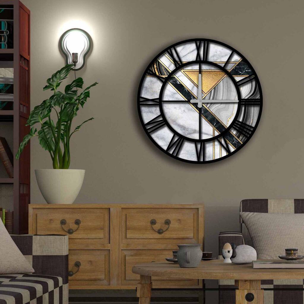 Wallity MDF Zidni sat 50cm Šareni