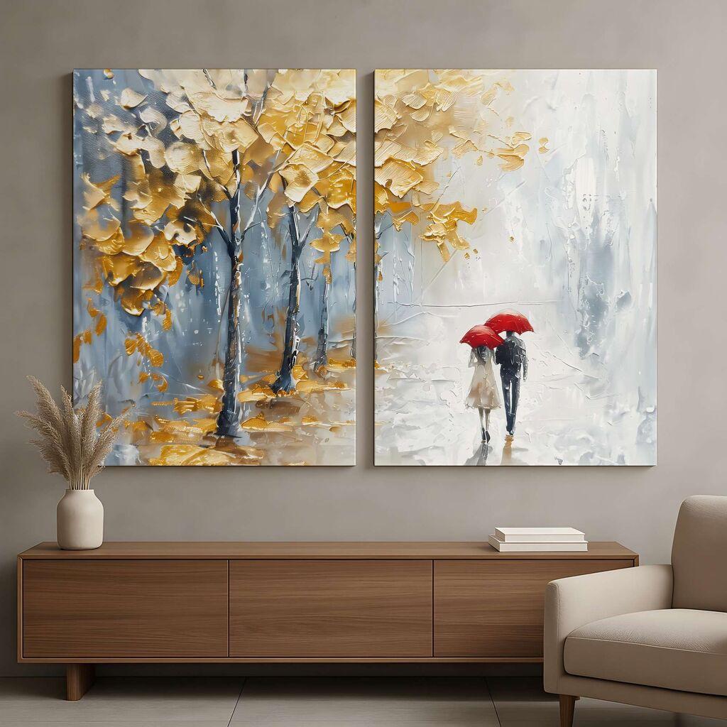 Wallity Slika DEV6, 160x120 cm, 2 dela