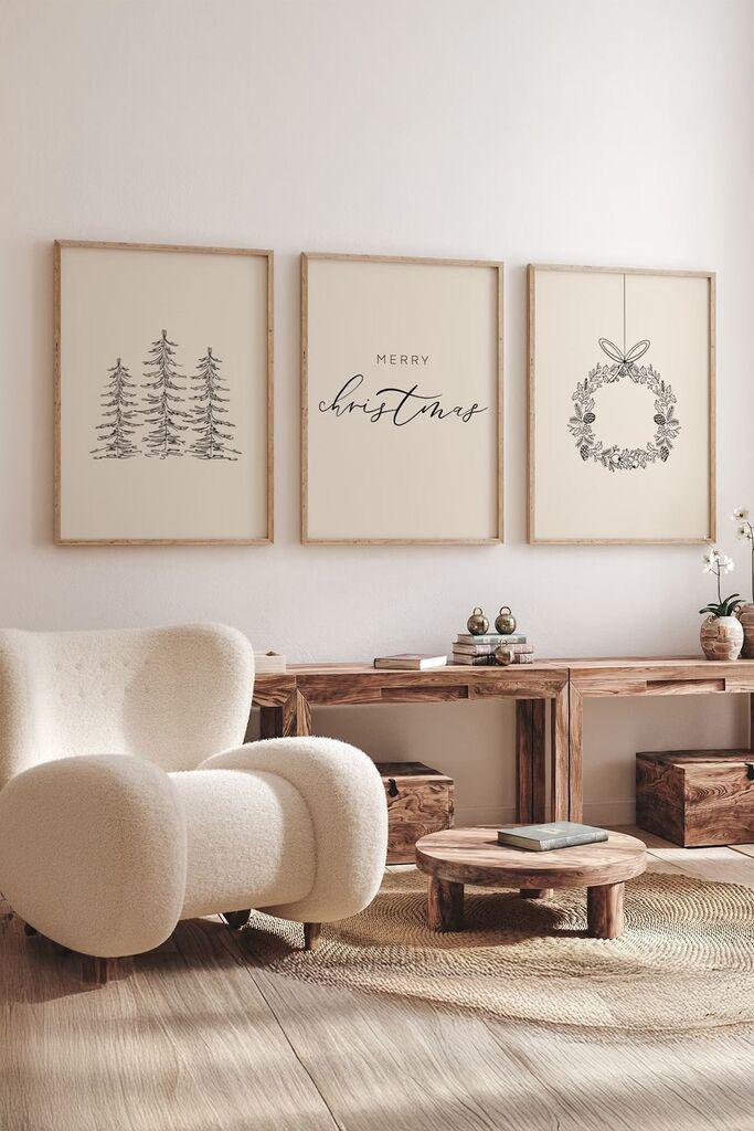 Wallity Uramljena slika Nwyearmdl8, 33x48 cm, 3 dela