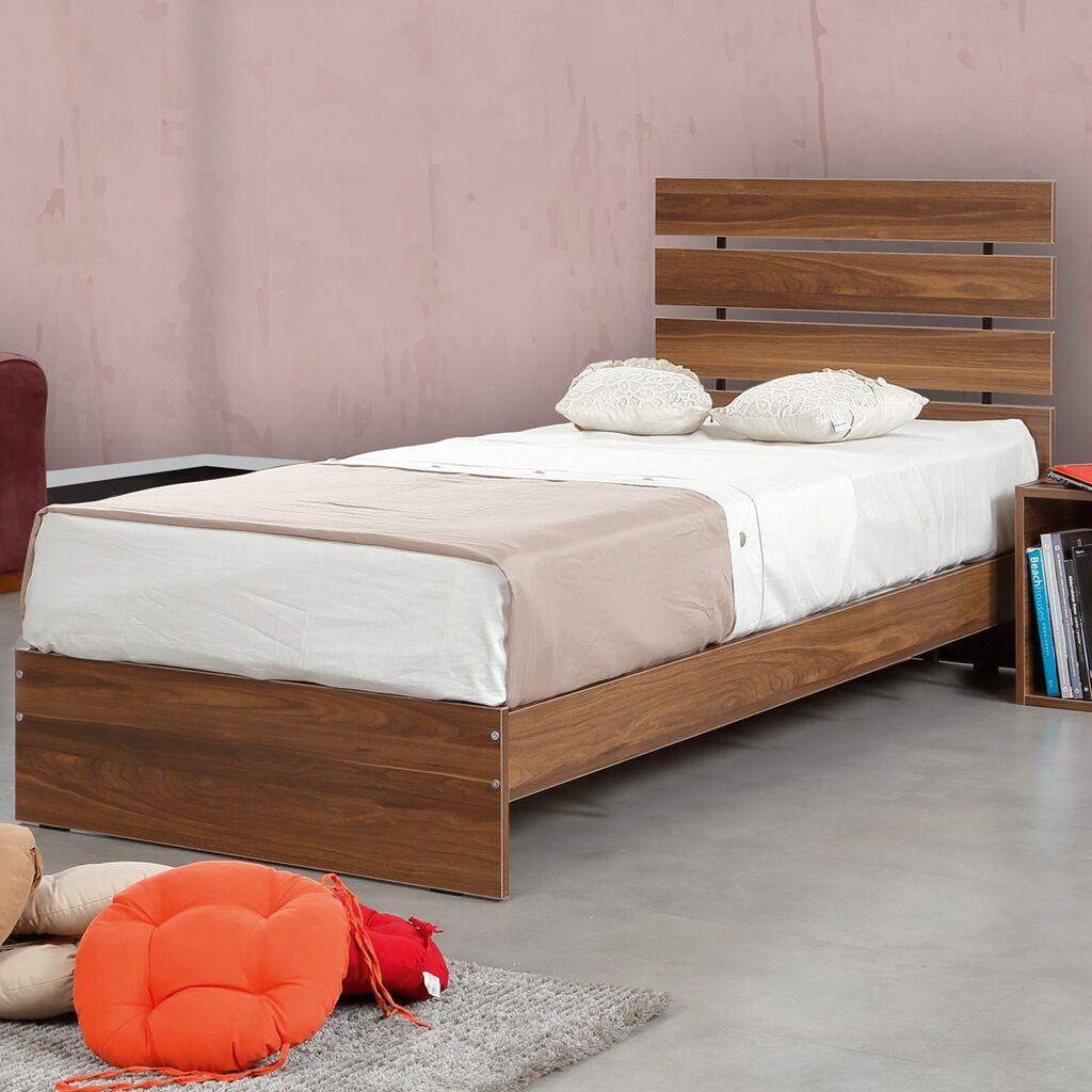 Hanah Home Ram za krevet Fuga 100, 105x100x205 cm, Orah