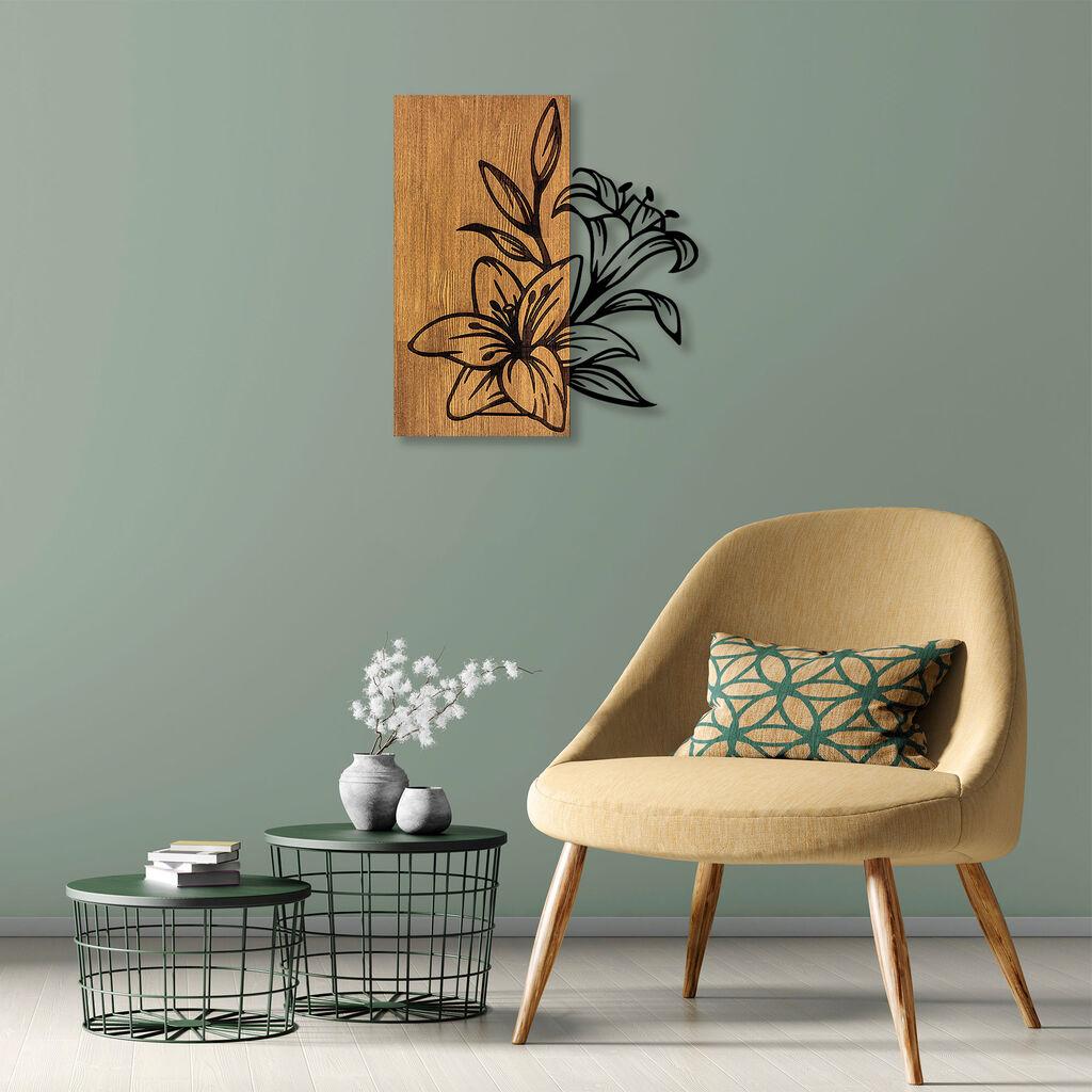 Wallity Zidna dekoracija MA-280, 52 x 58 cm,  Smeđa