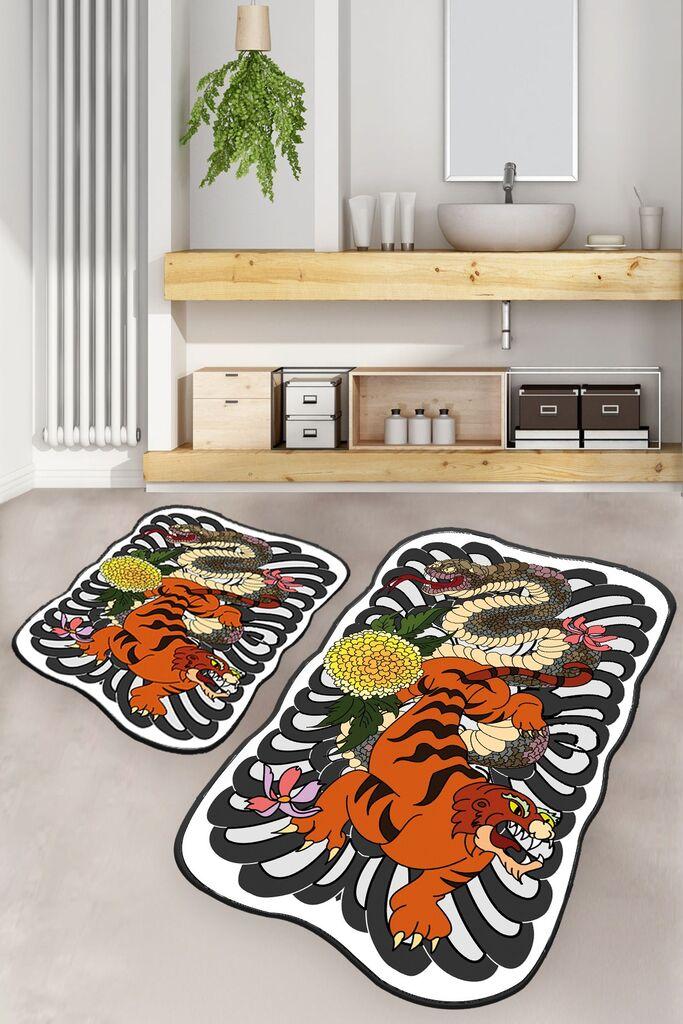 L'essentiel Maison Set 2 prostirke za kupatilo Šareni