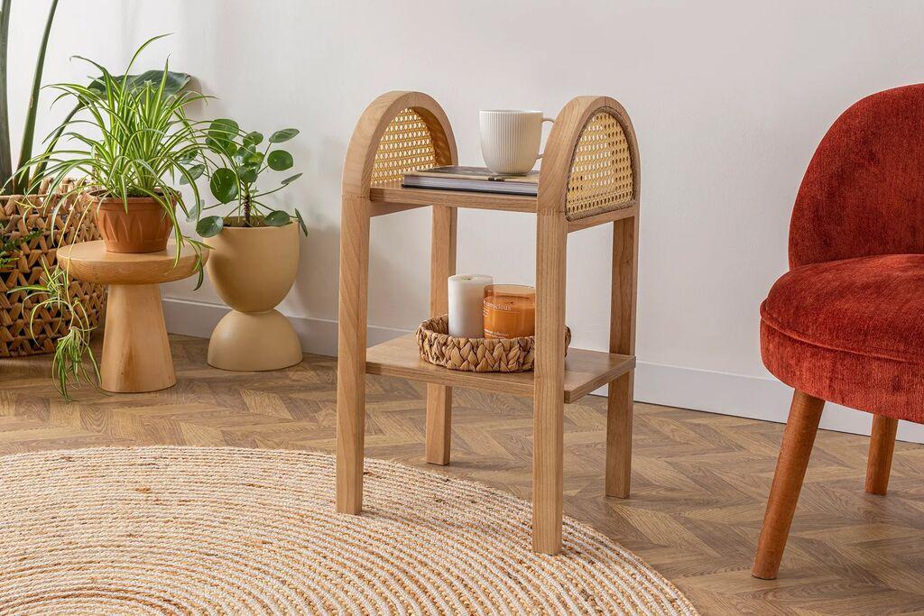 Hanah Home Klub sto Nala 62, 30x62x30 cm, Braon