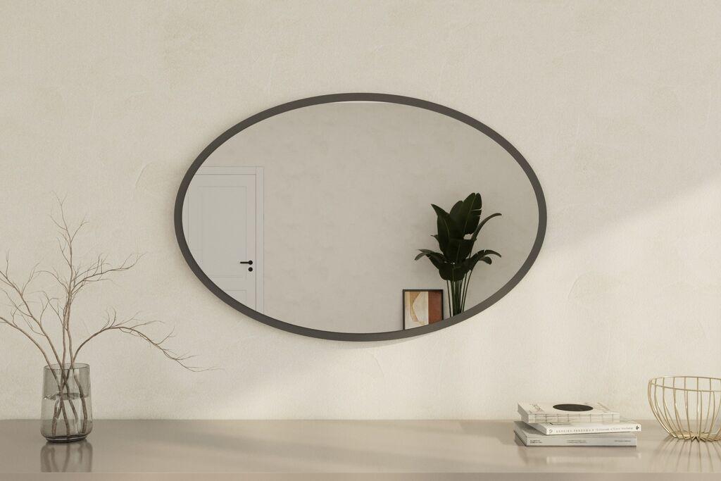 Hanah Home Ogledalo Beyo, Tamnosivo