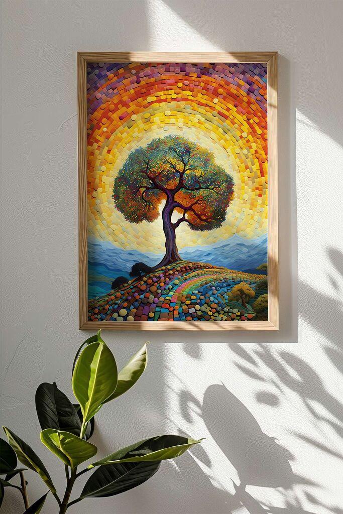 Wallity Uramljena slika Mscartmdl16, 33x48 cm