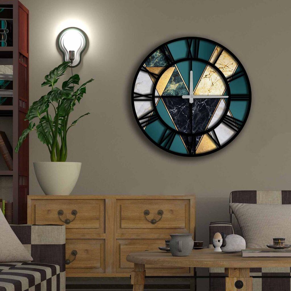 Wallity MDF Zidni sat 50cm Šareni