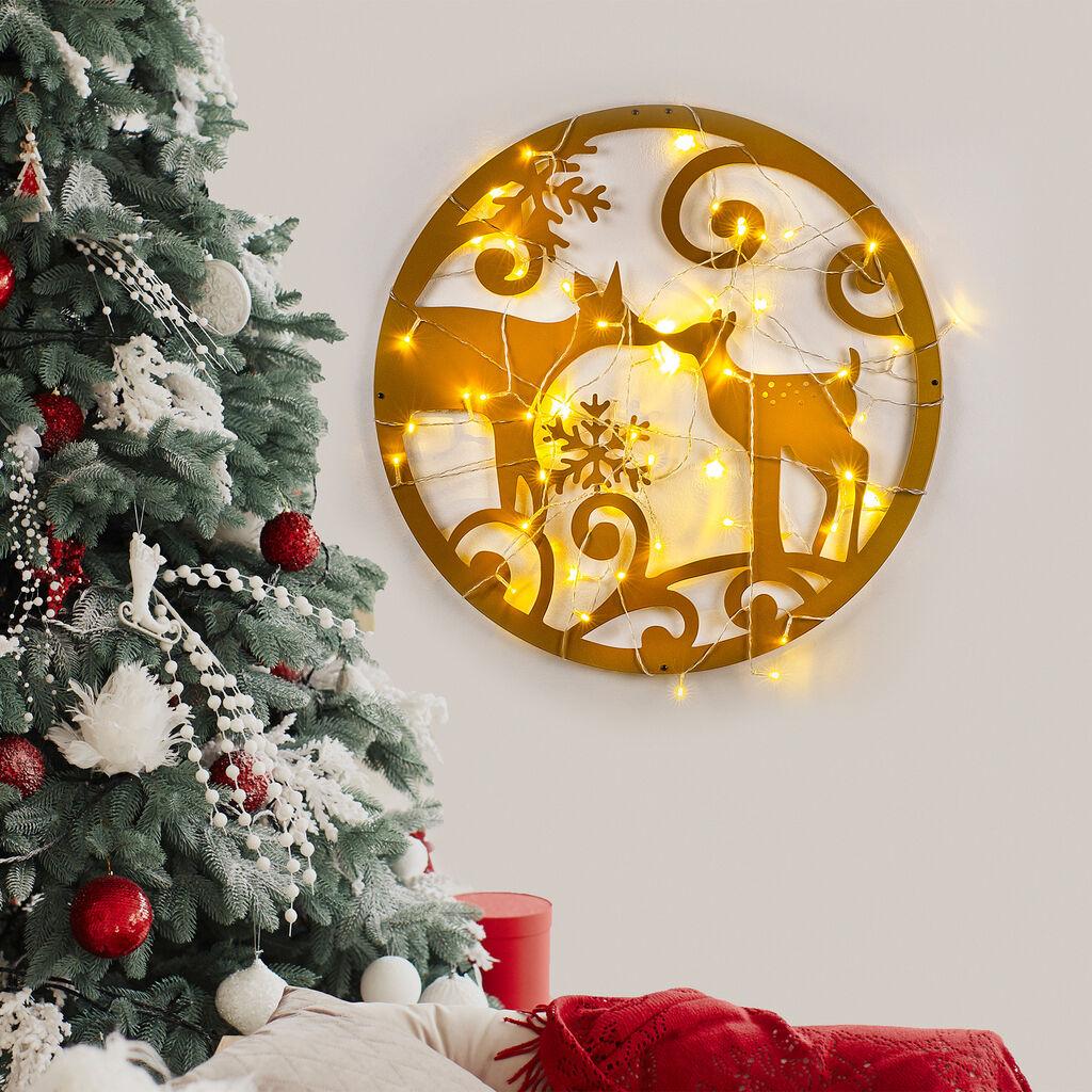 Wallity XMASGOLD 029 Zidna dekoracija