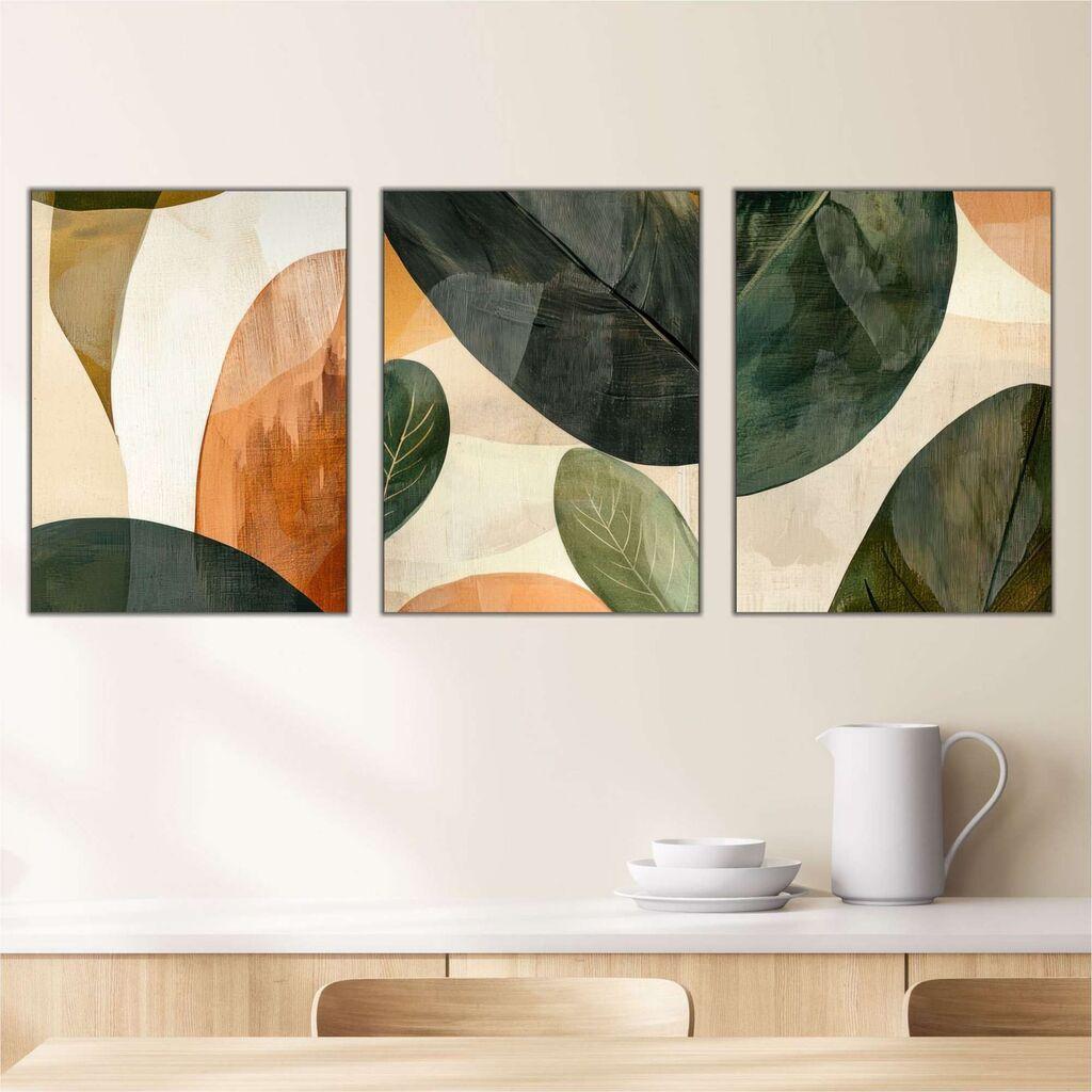 Wallity Slika Mdf-00115, 40x90 cm, 3 dela