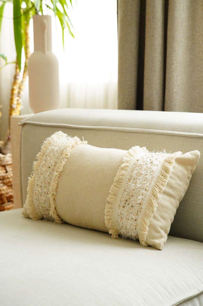 Aberto Design Dekorativna jastučnica KET002, 30x50 cm, Bež
