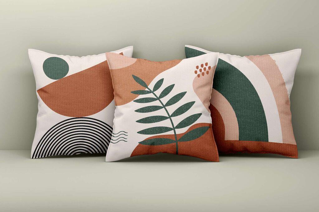 Aberto Design Set dekorativnih jastučnica Asr_plw25-54, 43x43 cm, 3 komada, Šarena