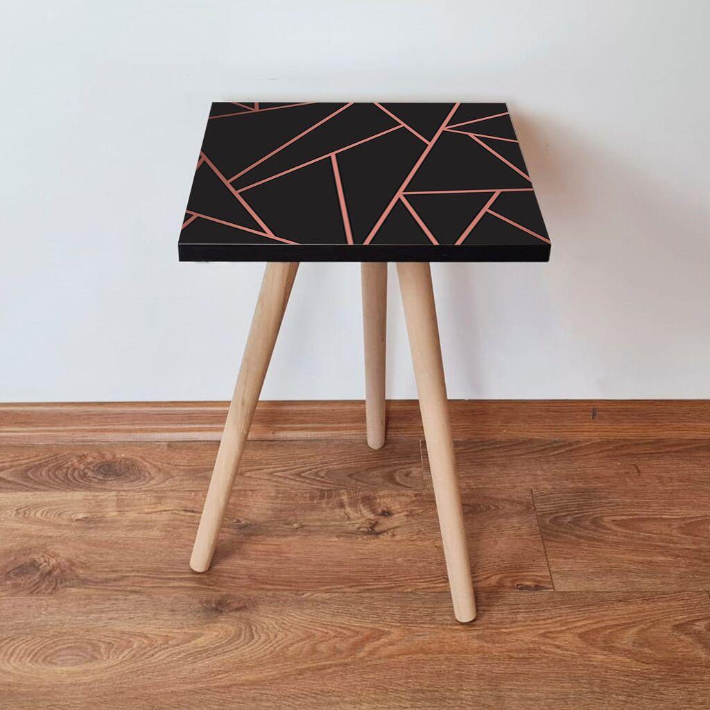 Hanah Home Klub sto Shp335, 35x42x35 cm, Crni
