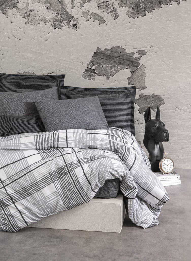 L'essentiel Maison Komplet posteljine Will, 160x220cm, Antracit