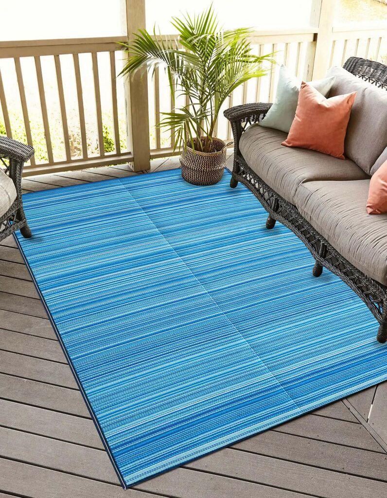 Conceptum Hypnose Tepih Hasir 007, 180x270 cm, Plavi