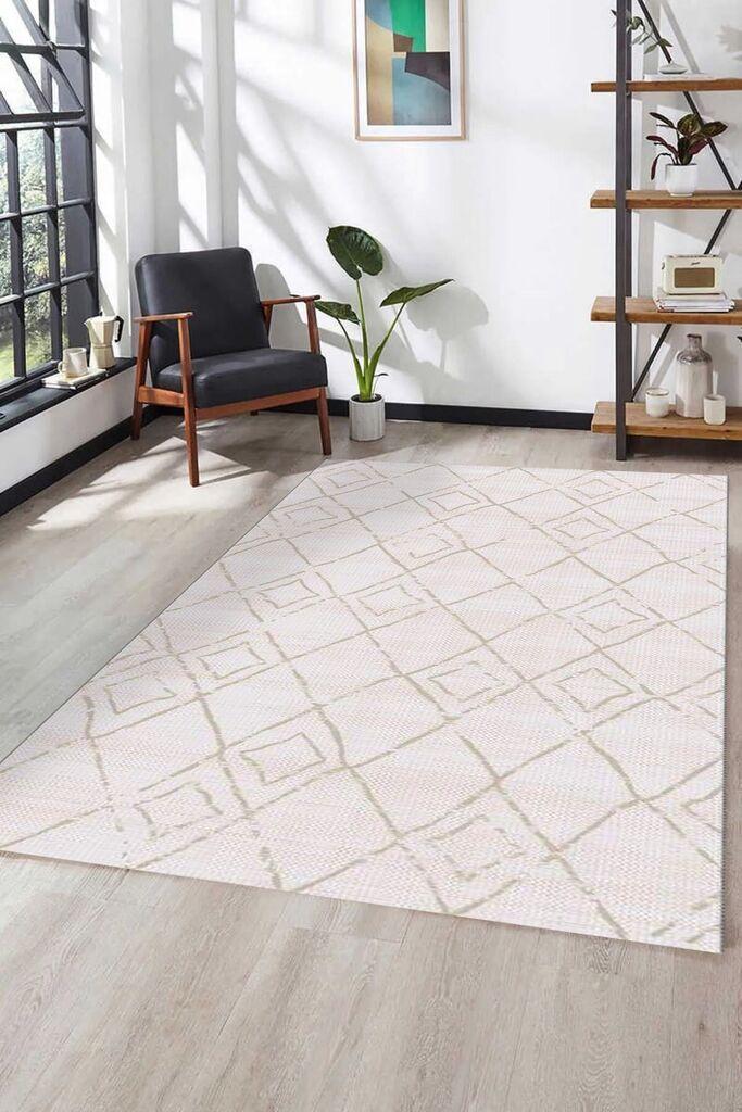 Conceptum Hypnose Tepih Akasya Ak002, 160x230 cm, Krem-beli