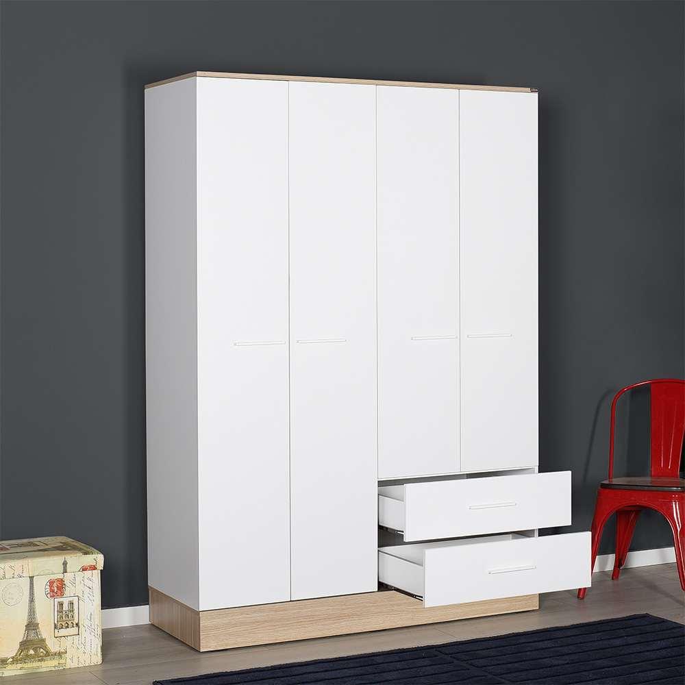 Hanah Home Ormar Base 4, 137x198x52 cm, Beli