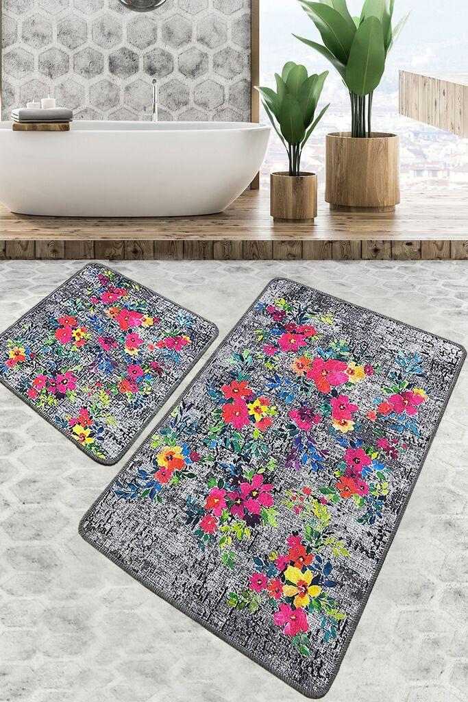 L'essentiel Maison Set 2 prostirke za kupatilo Šareni