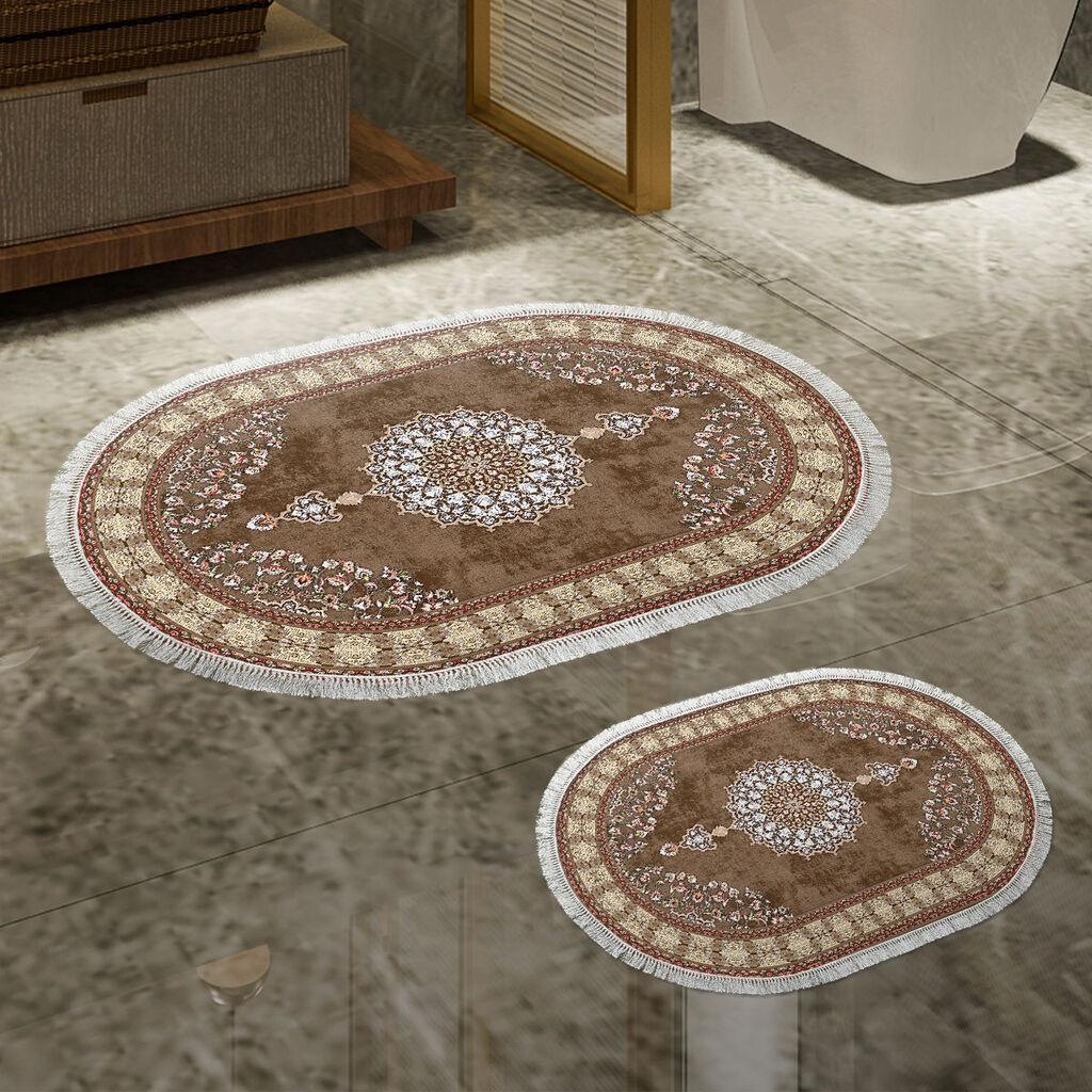 L'essentiel Maison Set 2 prostirke za kupatilo Šareni