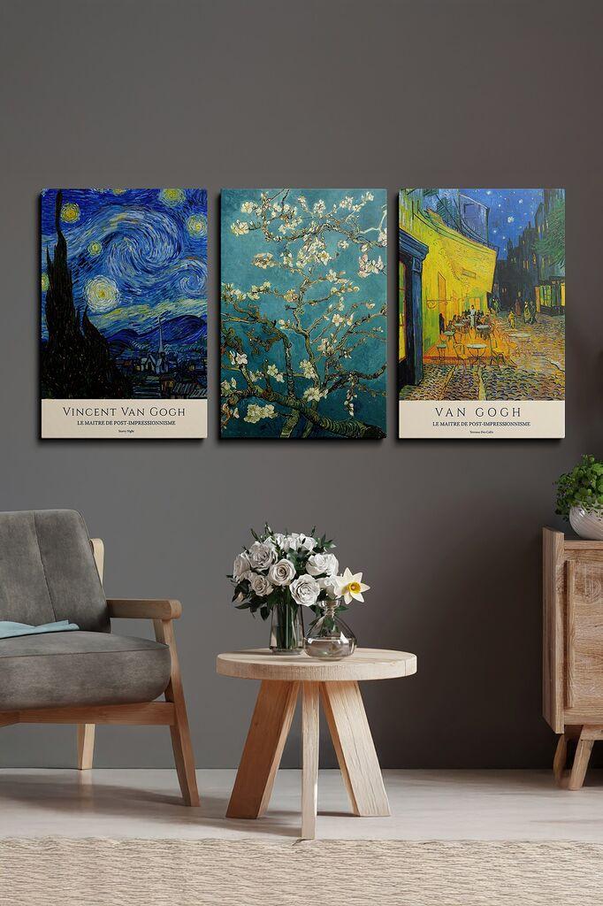 Wallity Slika Ersycnvs11, 50x70 cm, 3 dela