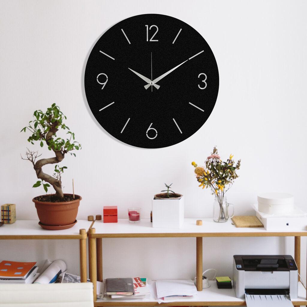 Wallity Zidni sat 48x48cm Crni