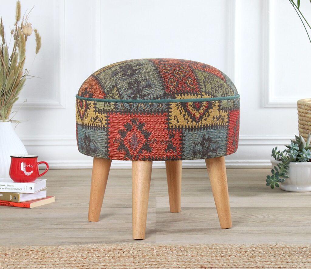 Atelier del Sofa Tabure Rugrev, 45x45x45cm, Šareni