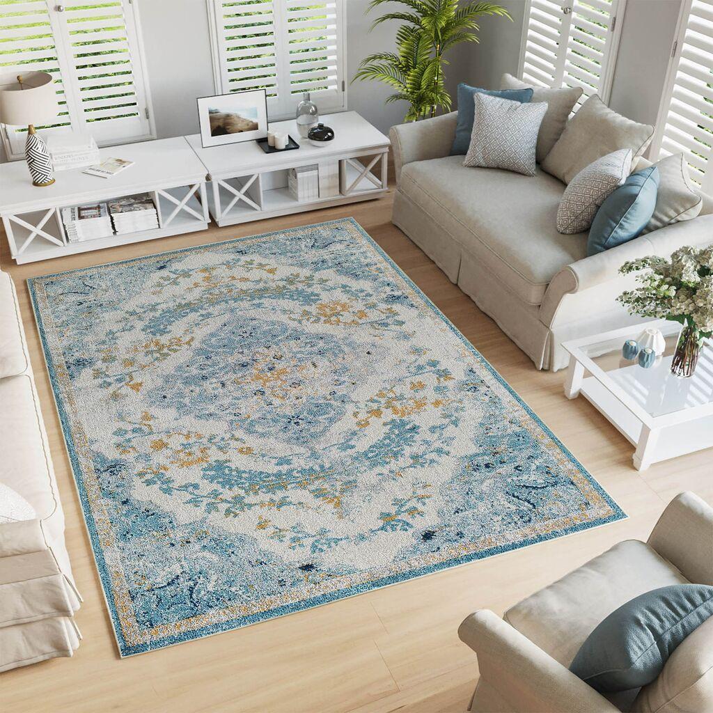 Conceptum Hypnose Tepih Woopamuk171, 80x120 cm, Teget-sivi