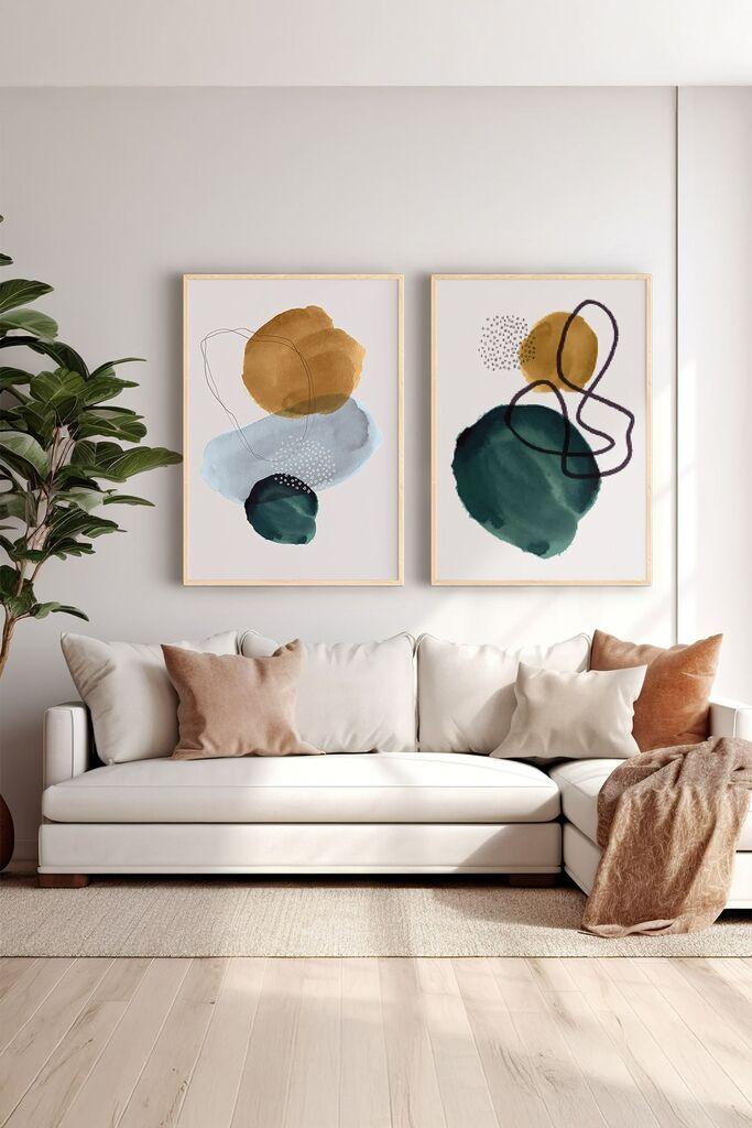 Wallity Uramljena slika Ersy2Limodel7, 33x48 cm, 2 dela