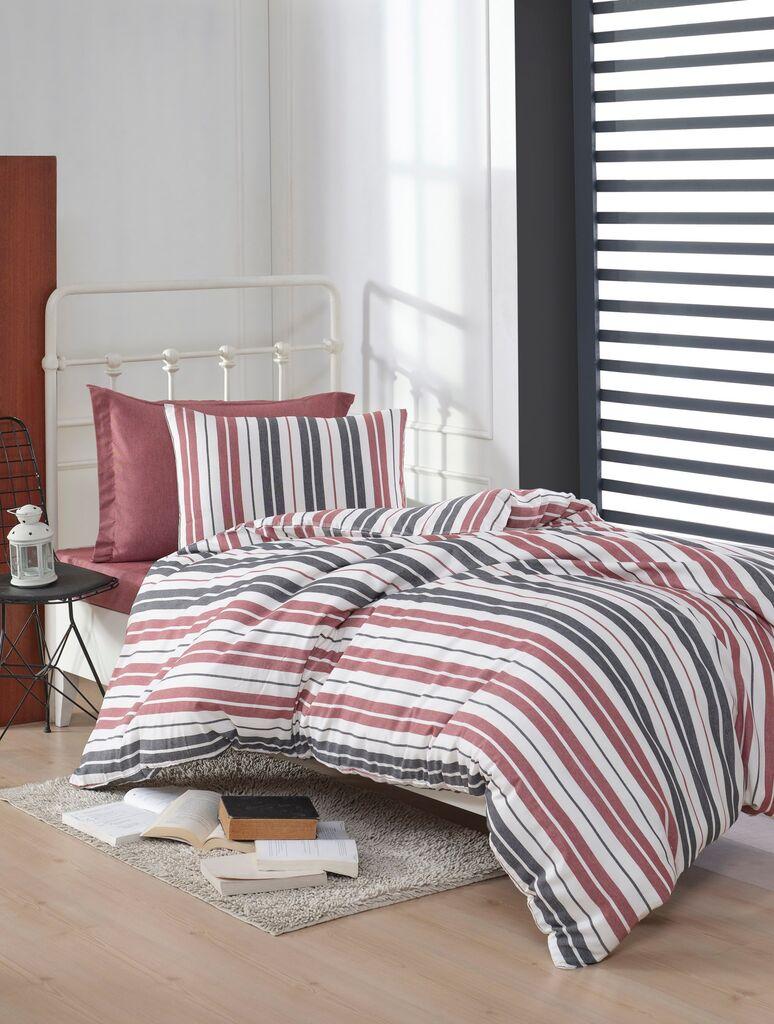 L'essentiel Maison Set Single posteljine Monaco, 140x200cm, Crveni
