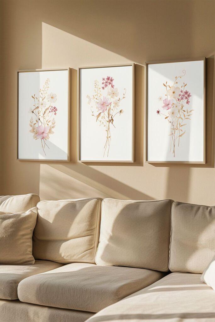 Wallity Uramljena slika Artvmodel19, 33x48 cm, 3 dela
