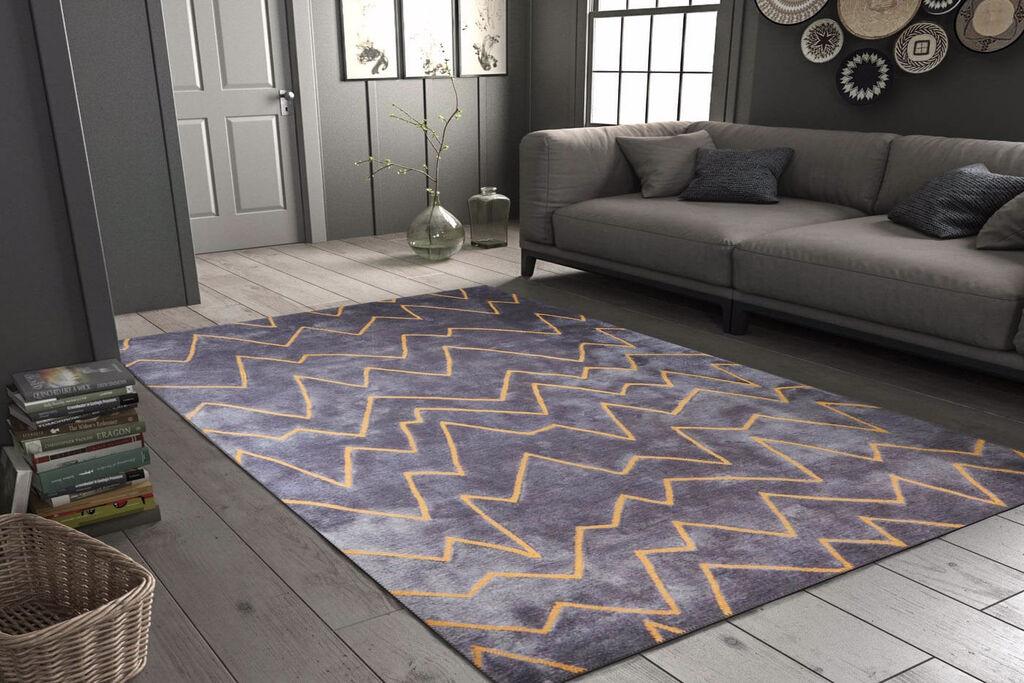 Conceptum Hypnose Tepih Funk Chenille 58, 75x150cm, Tamnosivi