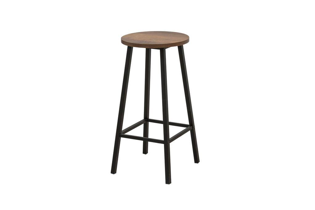 Hanah Home Barska stolica Mola, Braon-crna