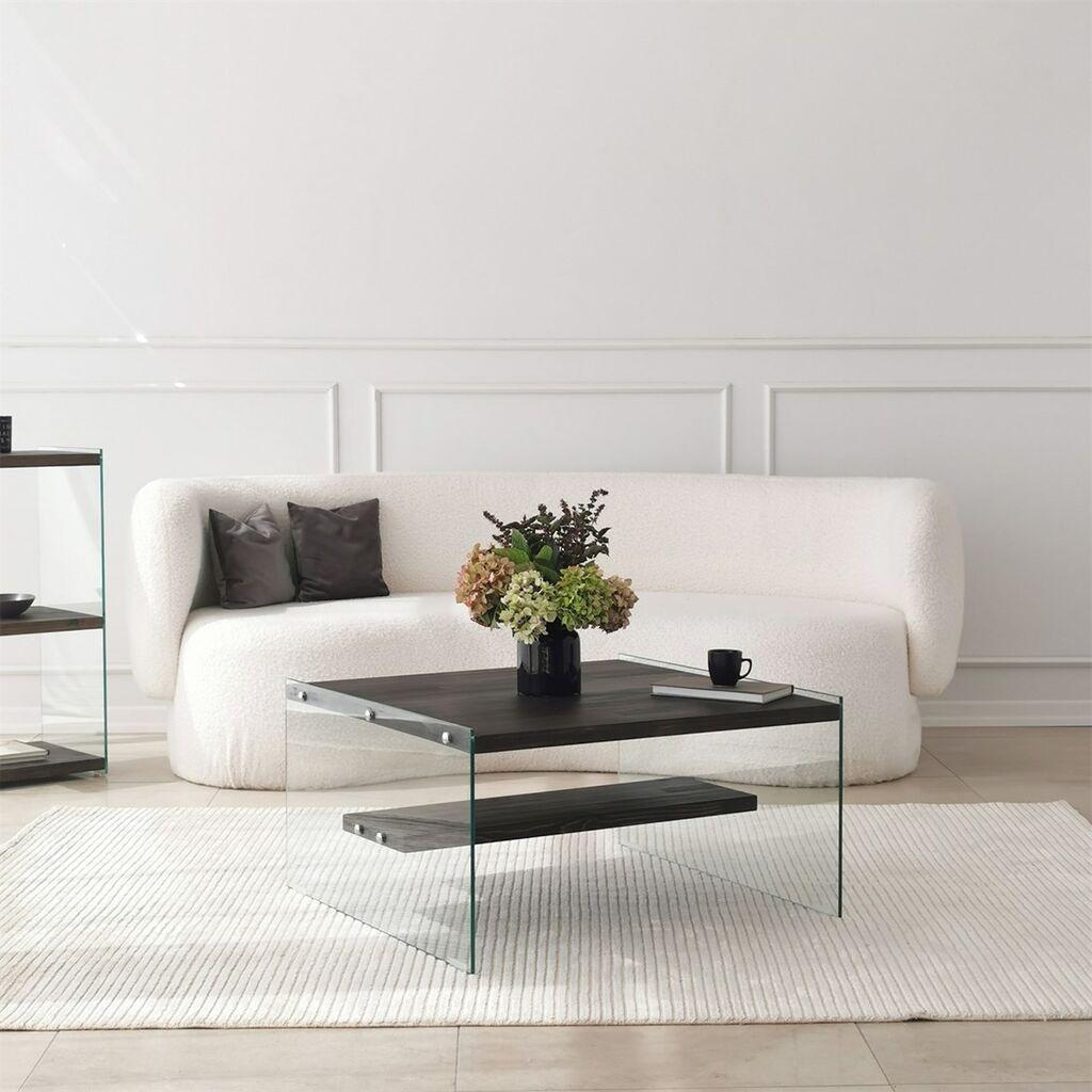 HANAH HOME Aqua Klub sto, 75x40x75cm, Antracit