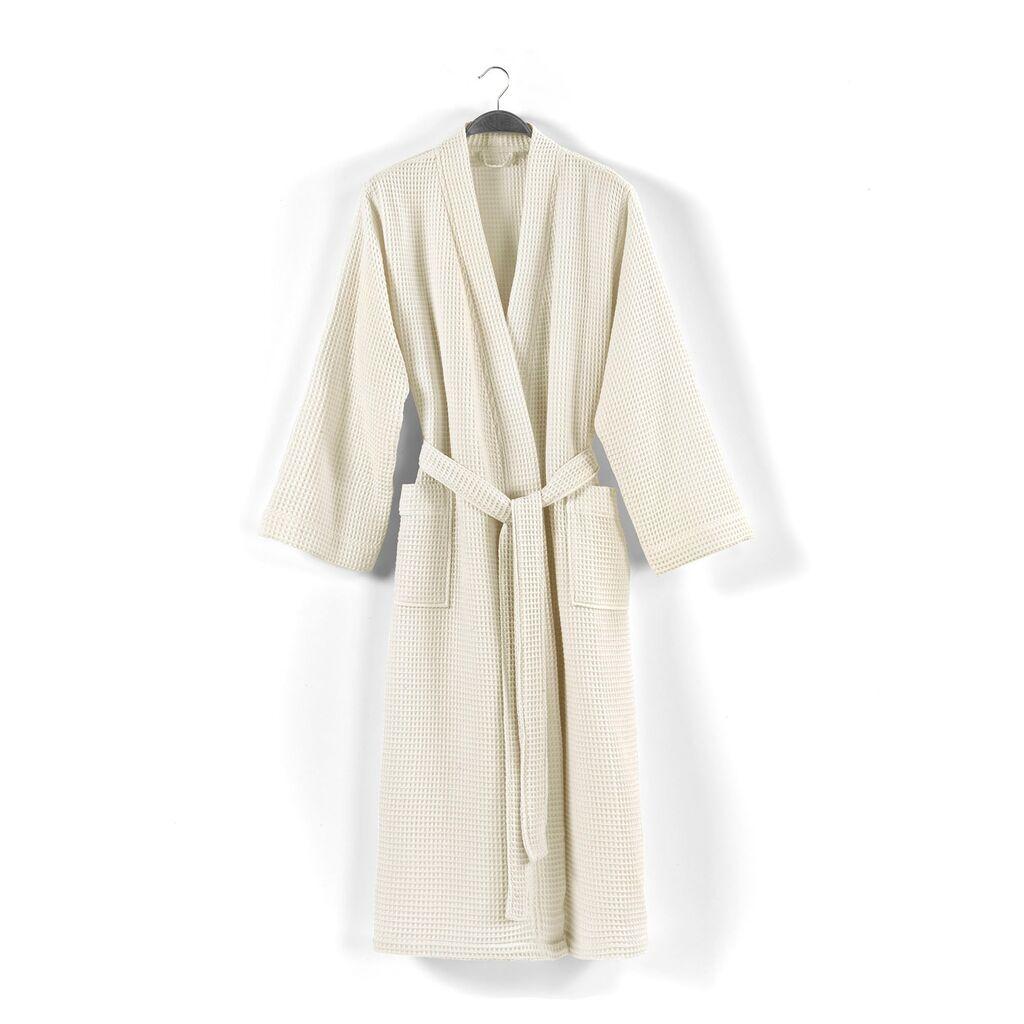L'essentiel Maison Bademantil Mia Waffle, Krem