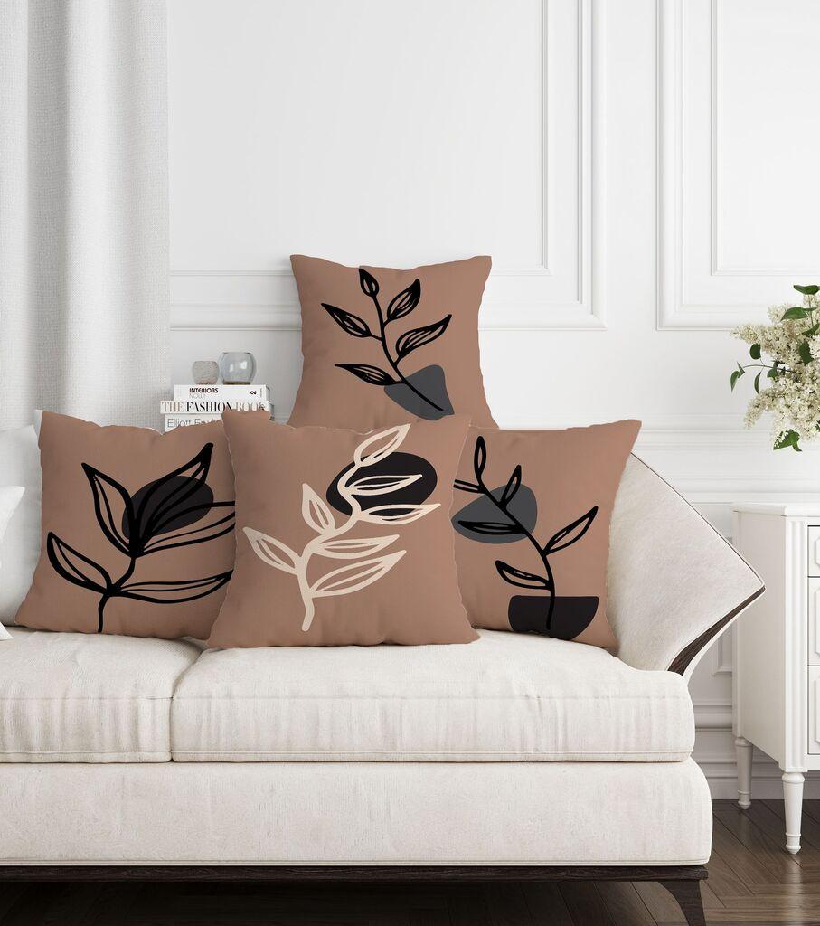 Aberto Design Set dekorativnih jastučnica ASR-plw4-16, 43 x 43 cm, 4 komada, Višebojne