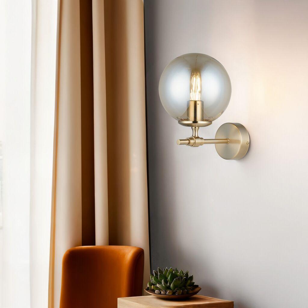 Opviq Zidna lampa Portemo-52-19, O18, 16,5cm, IP20, Zlatna boje