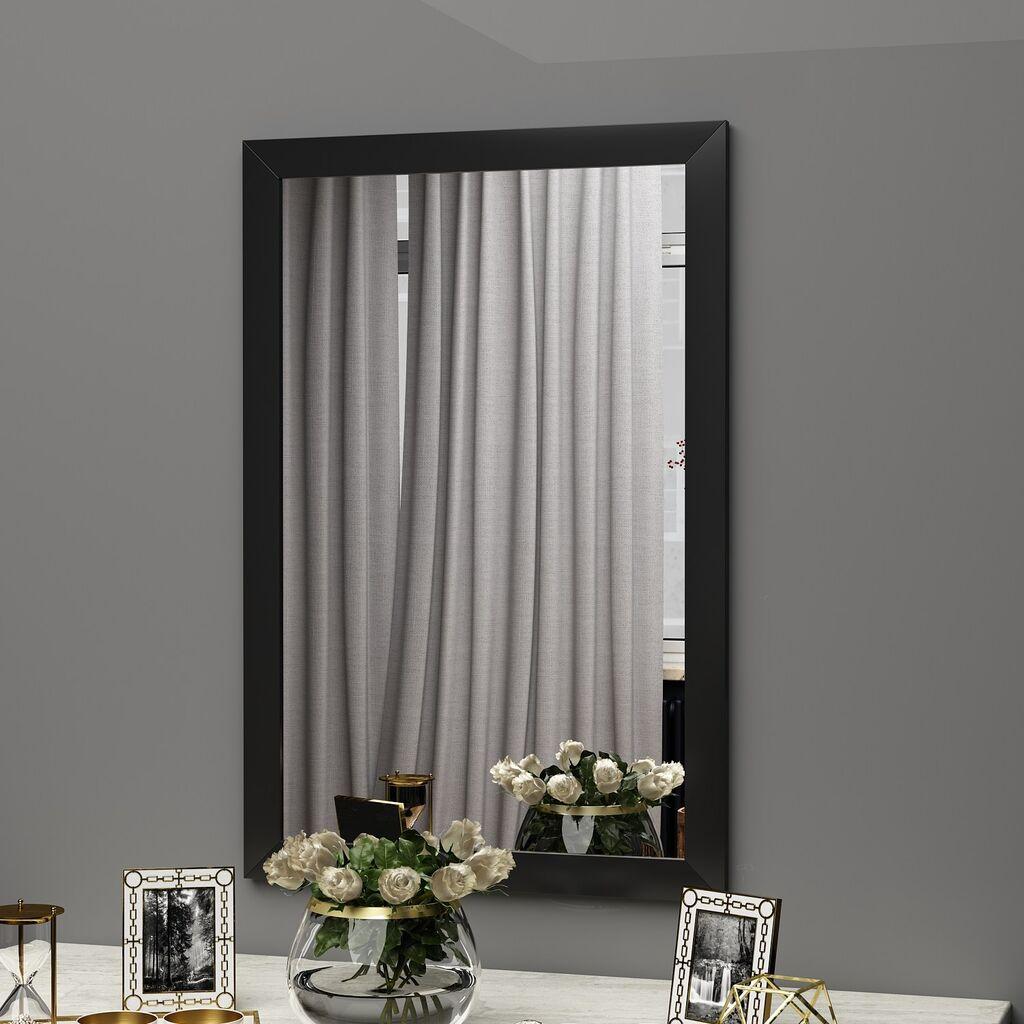 Hanah Home Ogledalo Lipa, 50x75cm, Crno