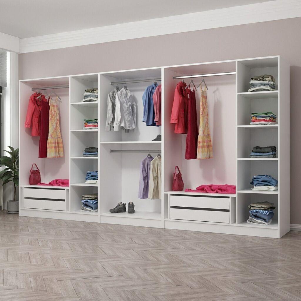 Hanah Home Kale 4934 Garderober, 360x190x52cm, Beli
