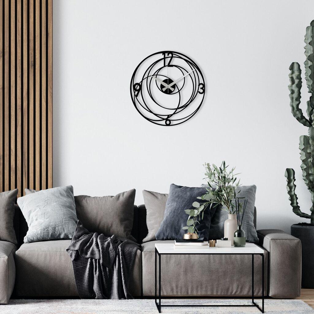 Wallity Zidni sat 48x48cm Crni