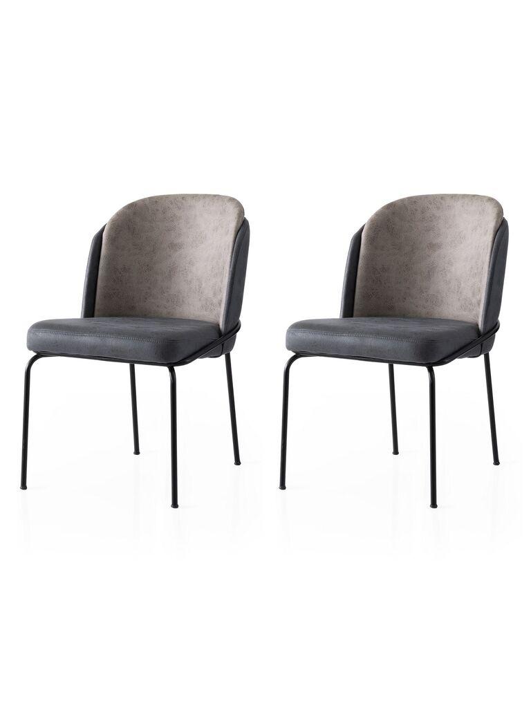 Hanah Home Set trpezarijskih stolica  Dore 168 V2, 2 komada,  Antracit