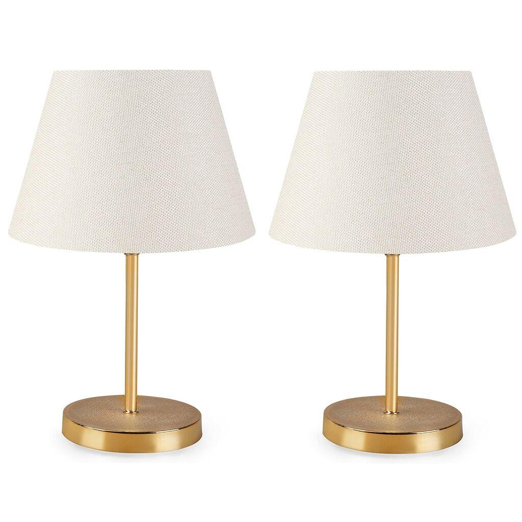 Opviq AYD 2336 Stona lampa, Zlatno-Bela
