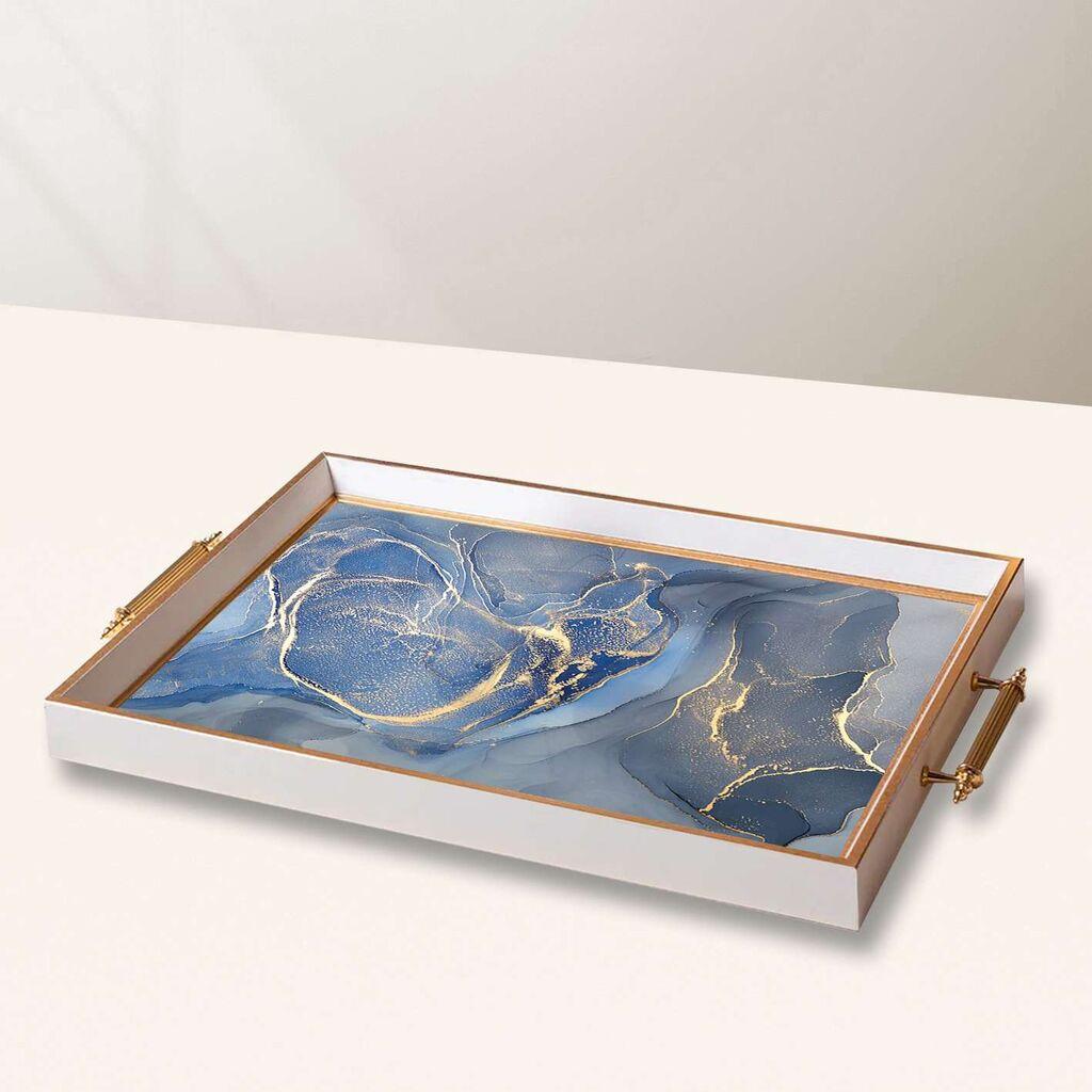 Aberto Design Poslužavnik TPB10039 50 x 29 x 3.5 cm, Šareni
